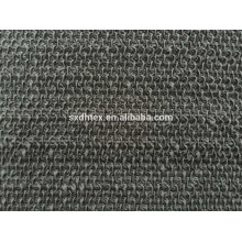 Fashion polyester stripe embroidered thermal padded fabric with quilting for down coats/jacket